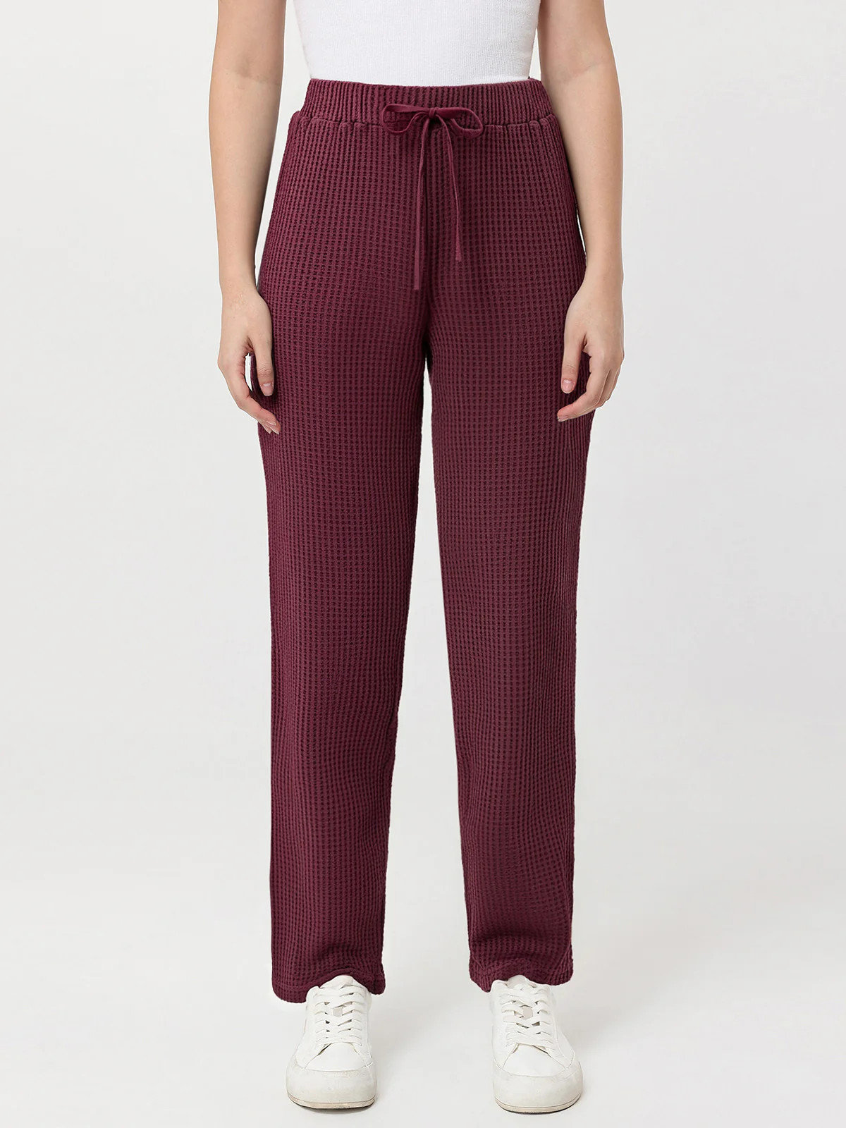 89th & Madison Waffle Wide Leg Sweatpants | 89th + Madison