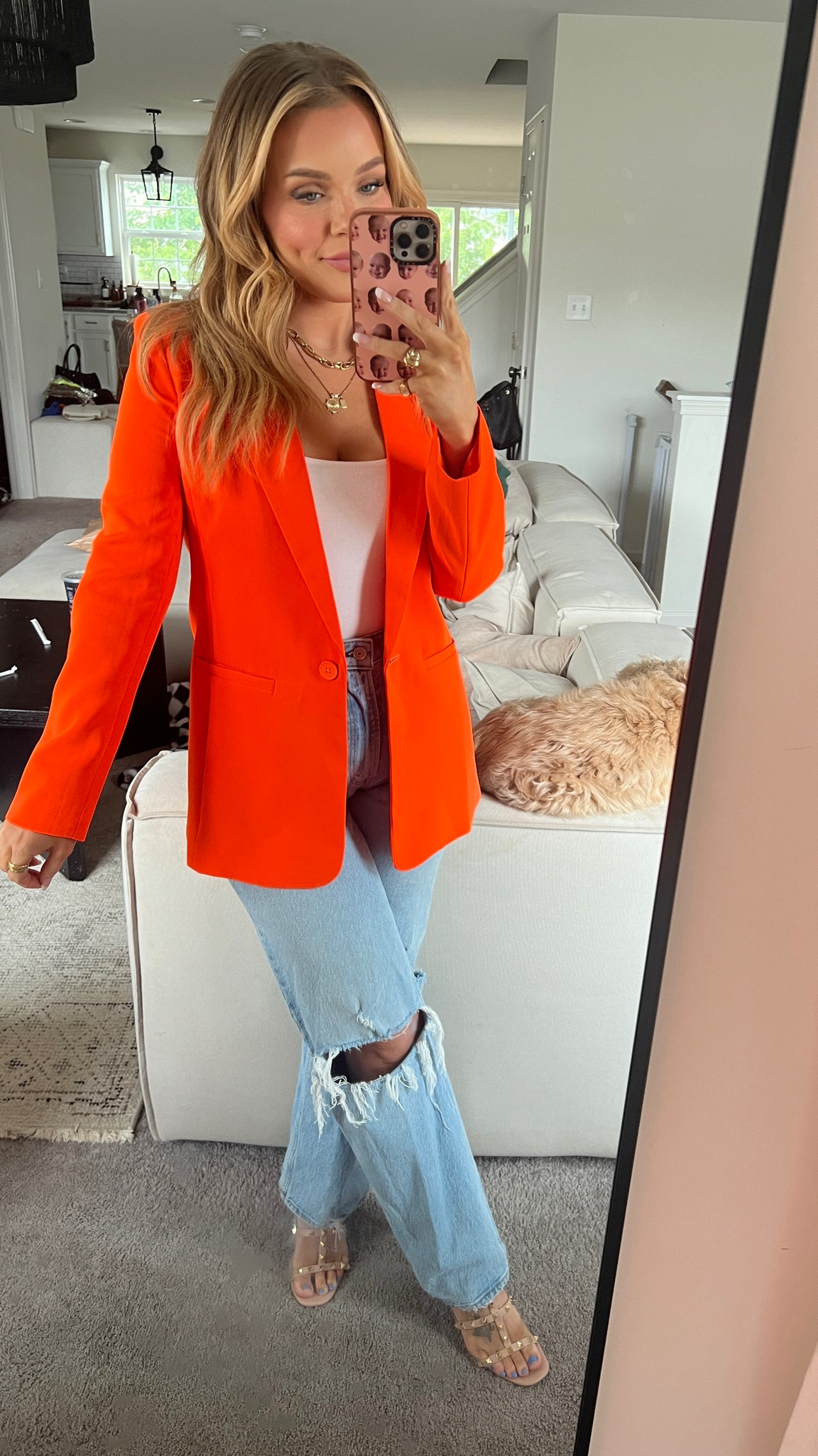 Blazer outfit for comedy show! 

#LTKunder50 #LTKsalealert #LTKFind