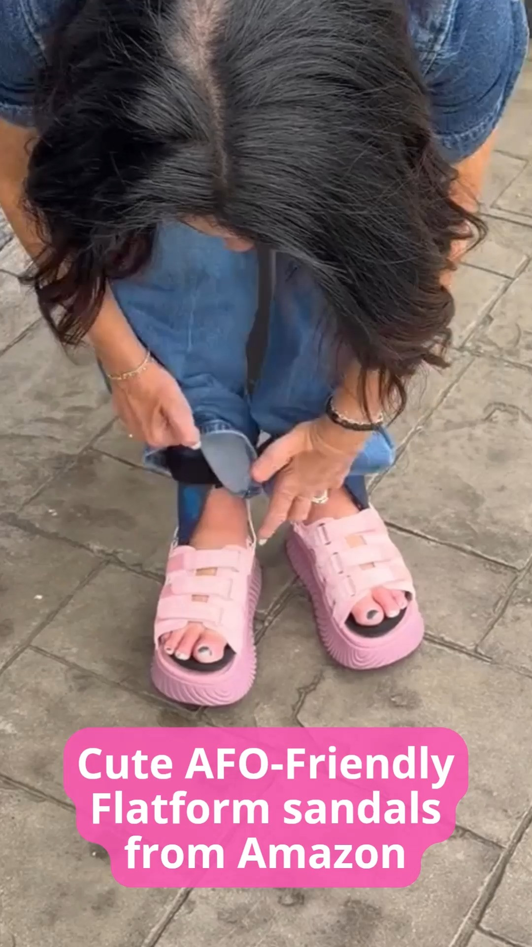 AFO-friendly sandal option with adjustable straps and a supportive sole. Great for anyone looking for comfort and extra room.

 

 #LTKSeasonal #LTKActive #LTKTravel