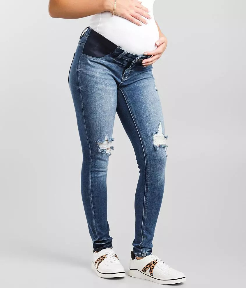 Maternity Skinny Stretch Jean | Buckle