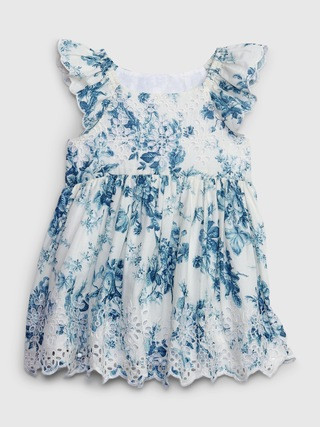 Gap &amp;#215 LoveShackFancy Baby Floral Eyelet Dress | Gap (US)
