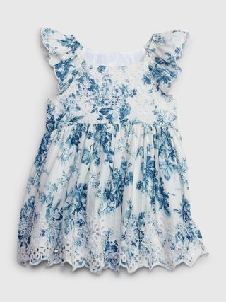 Gap × LoveShackFancy Baby Floral Eyelet Dress | Gap (US)