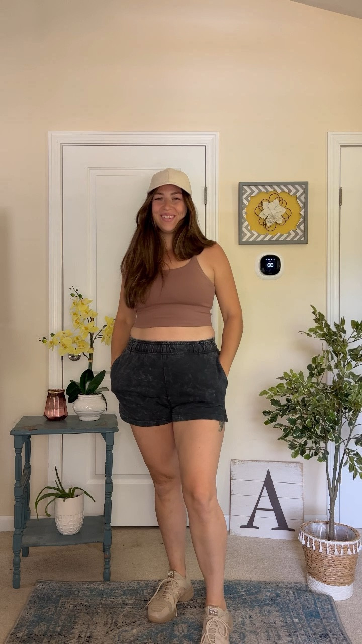Walmart summer Athleisure finds!  Athleisure outfit.  Athleisure shorts.  Athletic wear.  Casual summer outfits.  Walmart finds.

#LTKunder50 #LTKFind