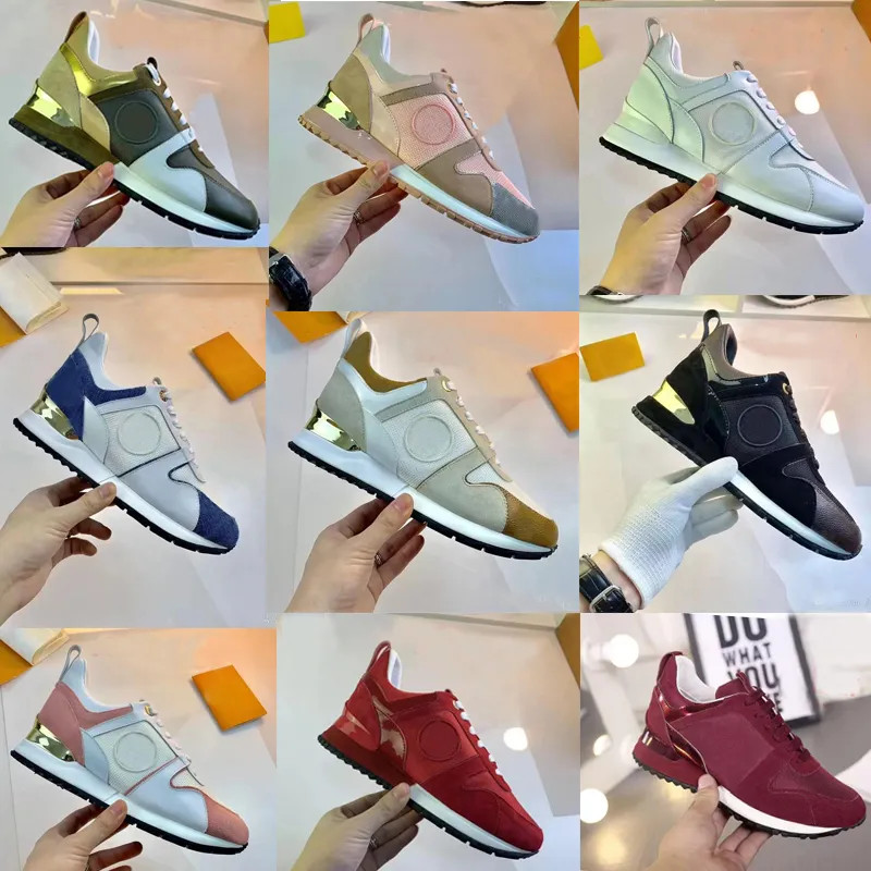 platform men gym Casual shoes women Travel leather lace-up sneaker 100% cowhide fashion Letters T... | DHGate