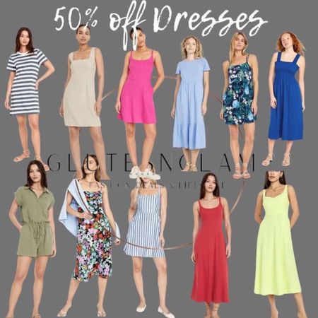 Spring and summer dresses are on sale 50% off, old navy style, summer style, maxi dresses, 

#LTKSaleAlert #LTKFindsUnder50 #LTKFindsUnder100