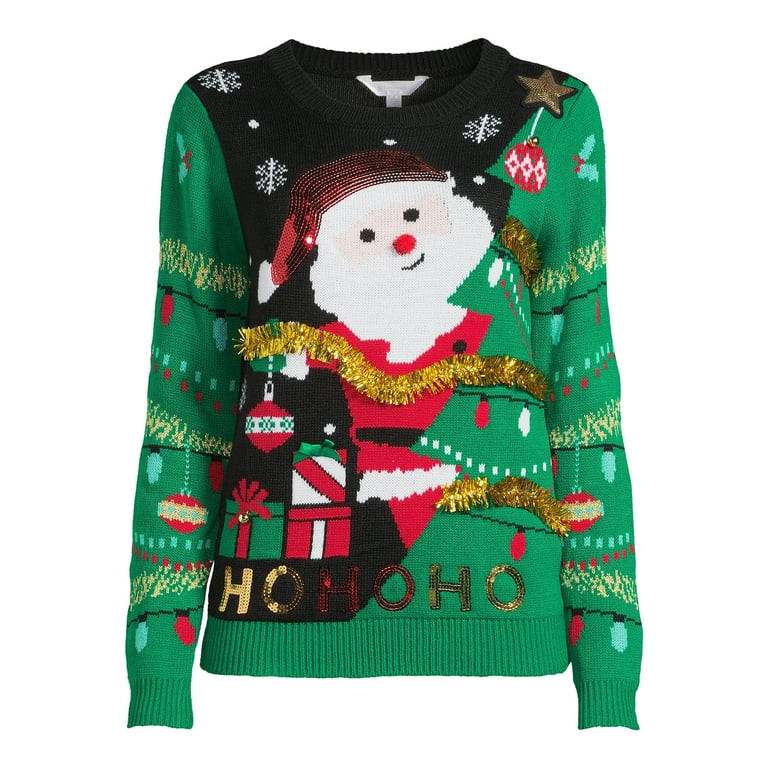 No Boundaries Junior's Christmas Sweater | Walmart (US)