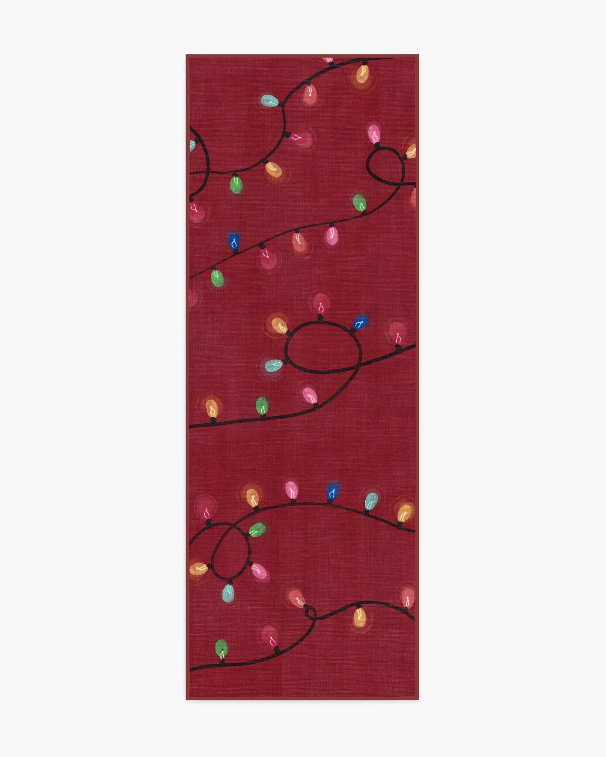 Let It Glow Red Rug | Ruggable