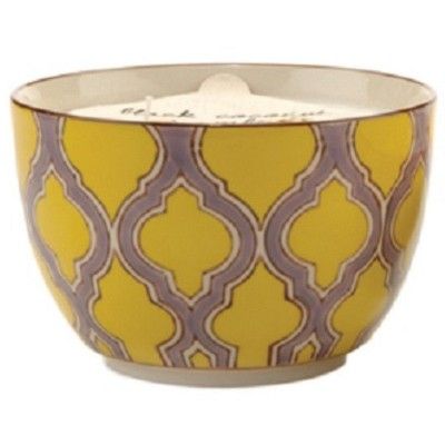 Northlight Green Fig and Violet Soy Wax Scented Candle in Hand Painted Bowl 12.5 oz | Target