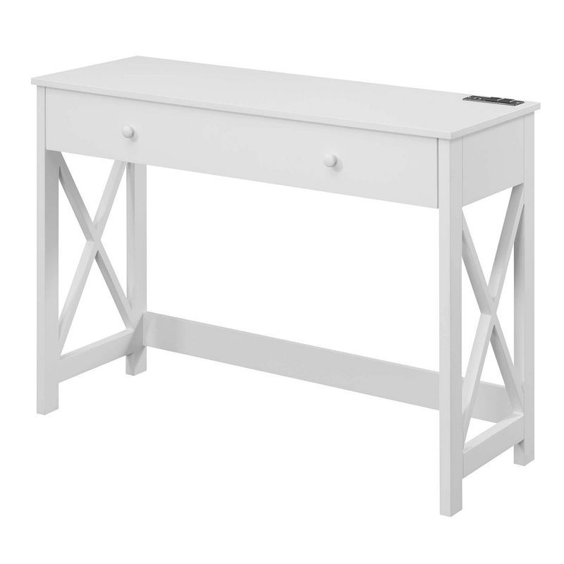 42" Oxford Desk with Charging Station - Breighton Home | Target