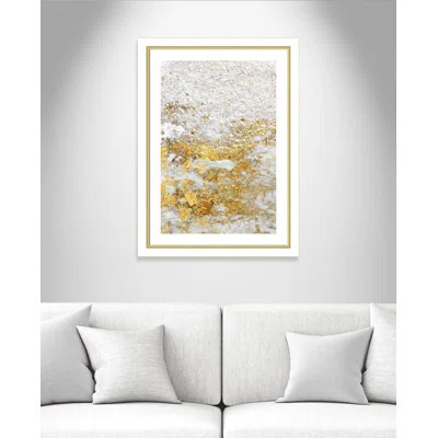 Metallic Stone Golden Granite - Picture Frame Photograph | Wayfair North America