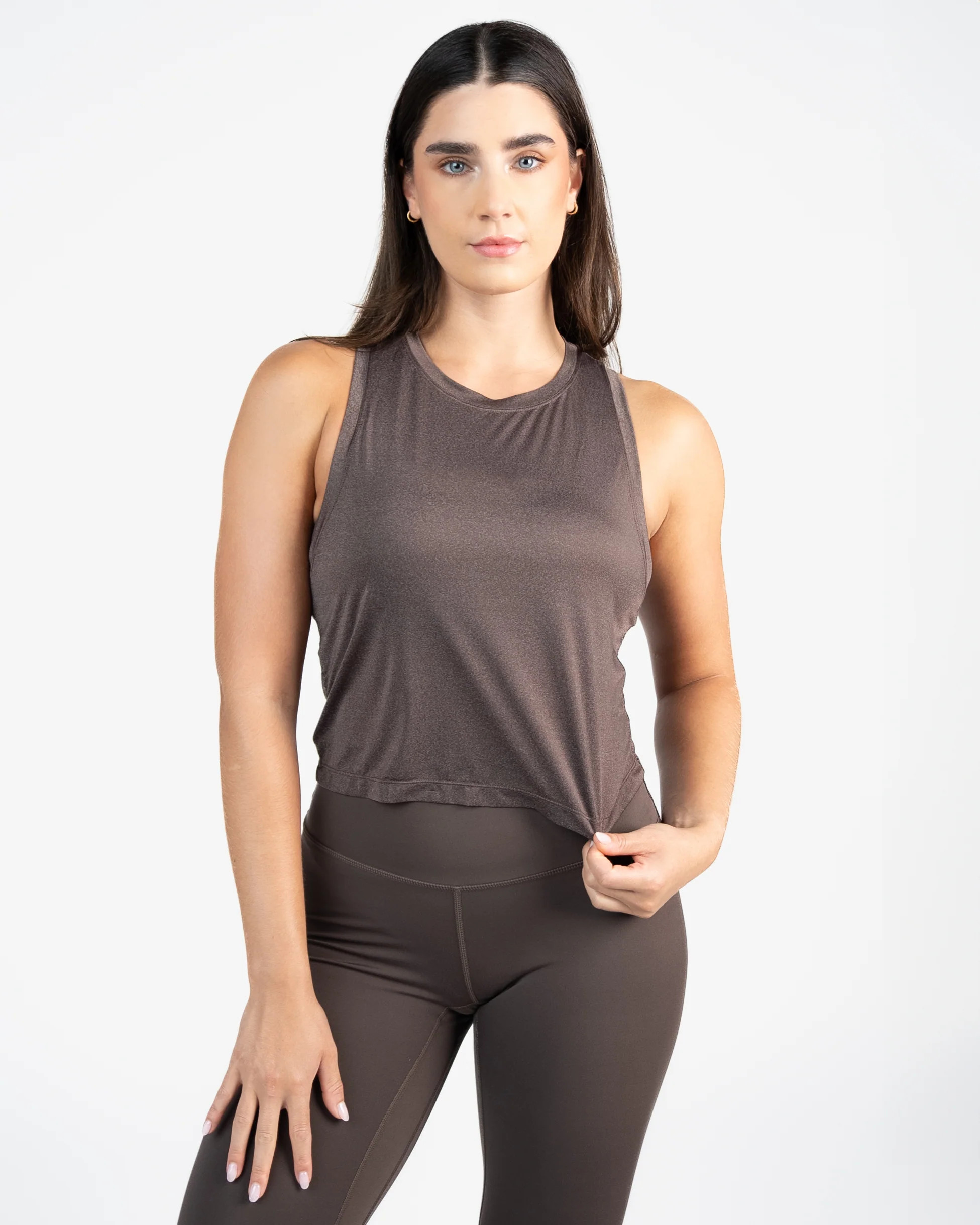 Tahoe Energy Tank - Espresso | Senita Athletics