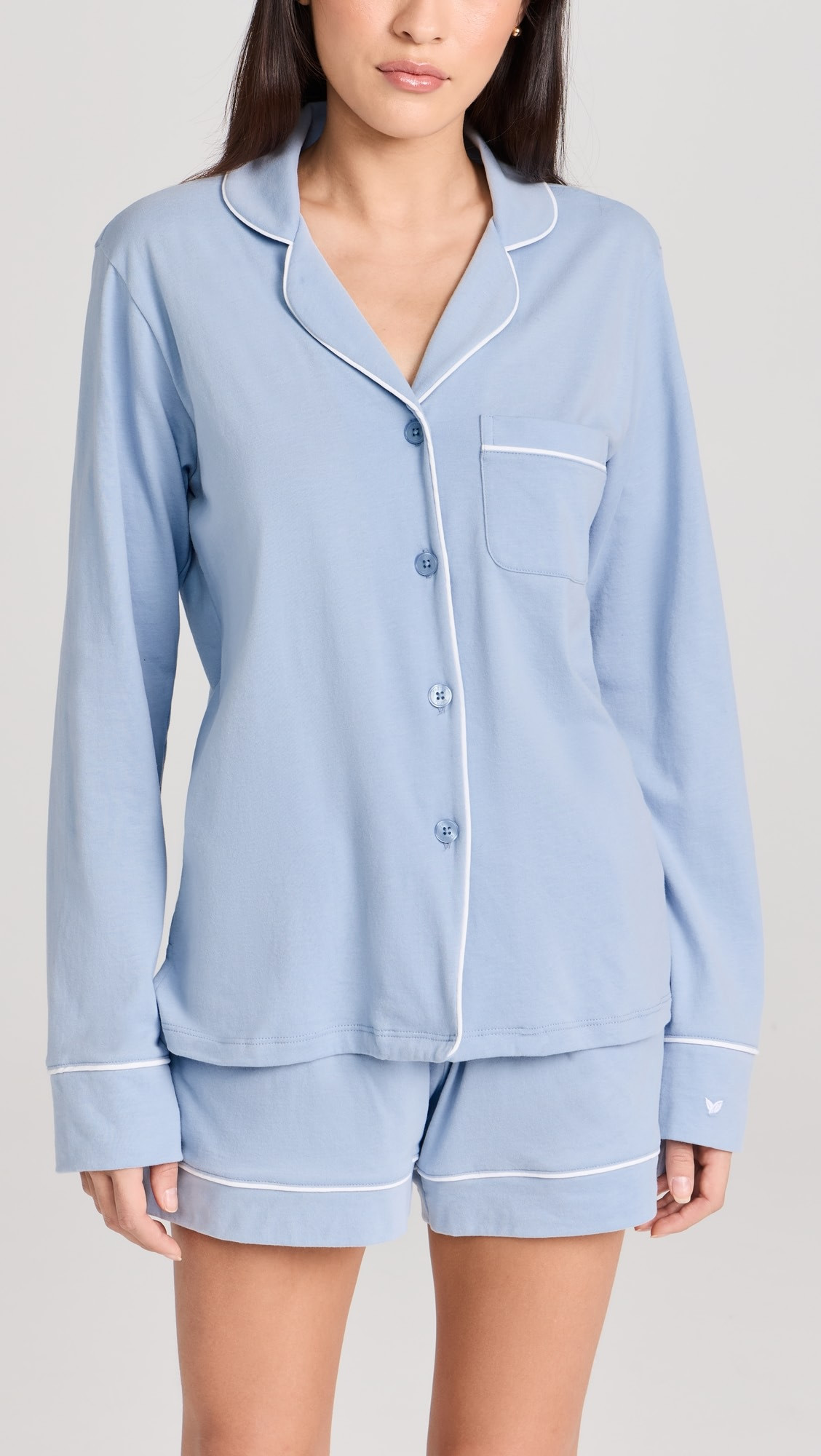 Pima Cotton Long Sleeve Pajama Set | Shopbop