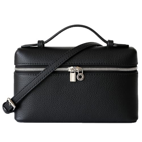Rejolly Crossbody Bag for Women Small Top-Handle Pouch Purse Designer Shoulder Handbag Quiet Luxury Leather Trendy Purse Black | Amazon (US)