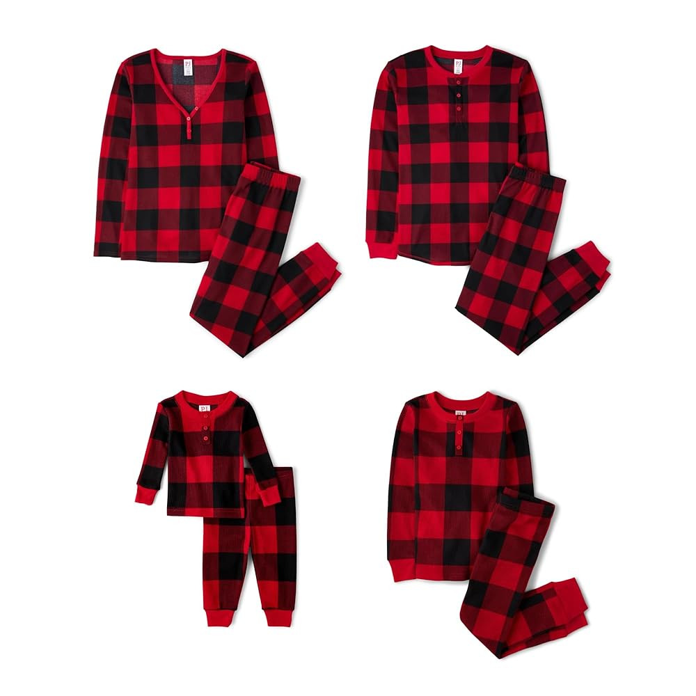 The Children's Place Baby Toddler 2 Piece Family Matching, Thermal Pajamas Sets | Amazon (US)