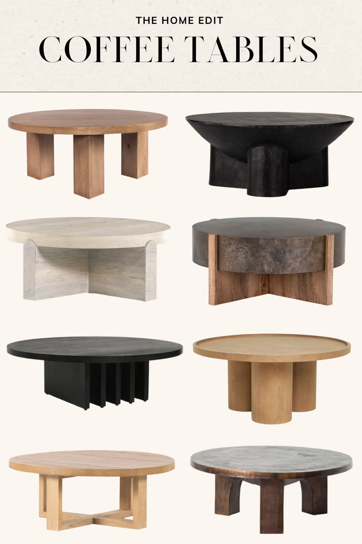 Round coffee tables 20% off!

#LTKhome #LTKsalealert #LTKFind