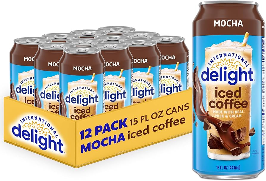 International Delight Iced Coffee, Mocha, Grab and Go Coffee Drinks Made with Real Milk and Cream... | Amazon (US)