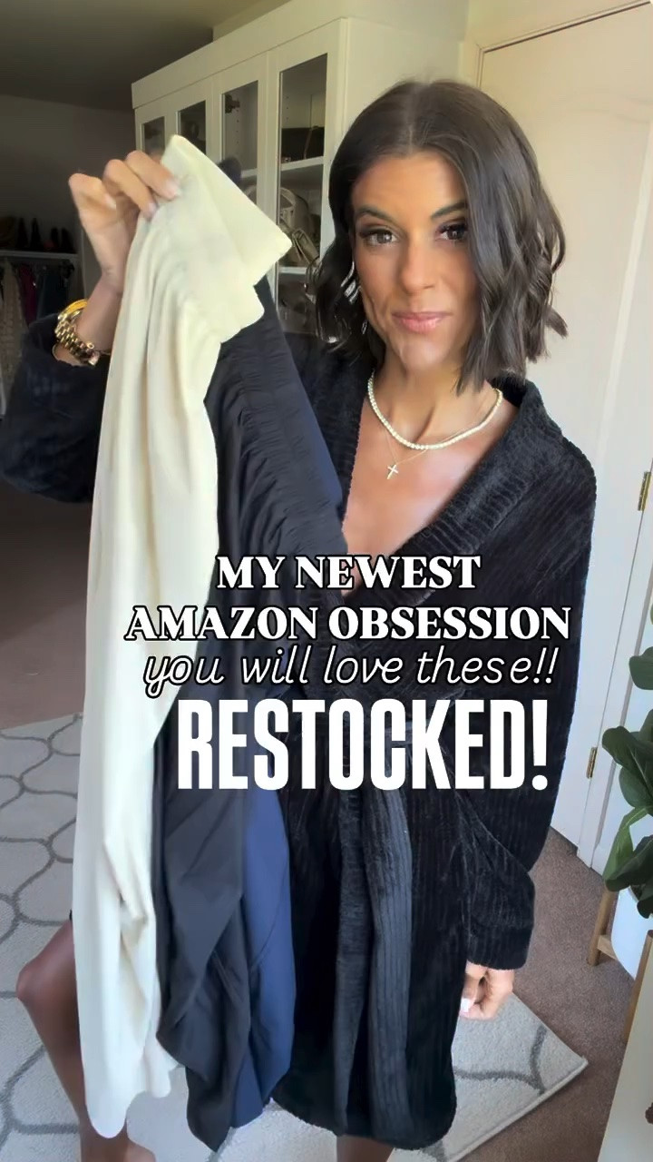 My newest Amazon obsession RESTOCKED! Love these pull on pants! The exact pants from my reel are the “SeeLuna” brand pants, however I know they continue to go it and out of stock. I also linked the other brand (“Songling”) which I also have and love! They are exactly the same pants, and fit the same! I wear size xs in pants, and I’m 5’5 for reference. Size small in everything else.

#LTKdayinmylife #LTKgrwm #LTKootd