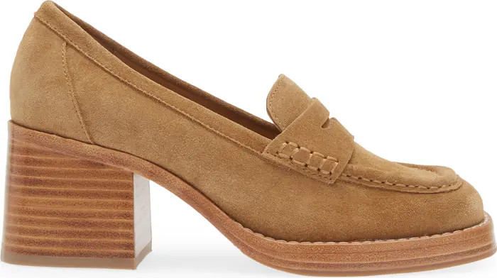 Chocolat Blu Irene Penny Loafer Pump (Women) | Nordstrom | Nordstrom