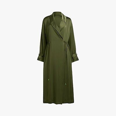 RARE Adidas Ivy Park Satin Long Jacket, Wild Pine (Green) SZ MEDIUM NWT SOLD OUT | eBay UK