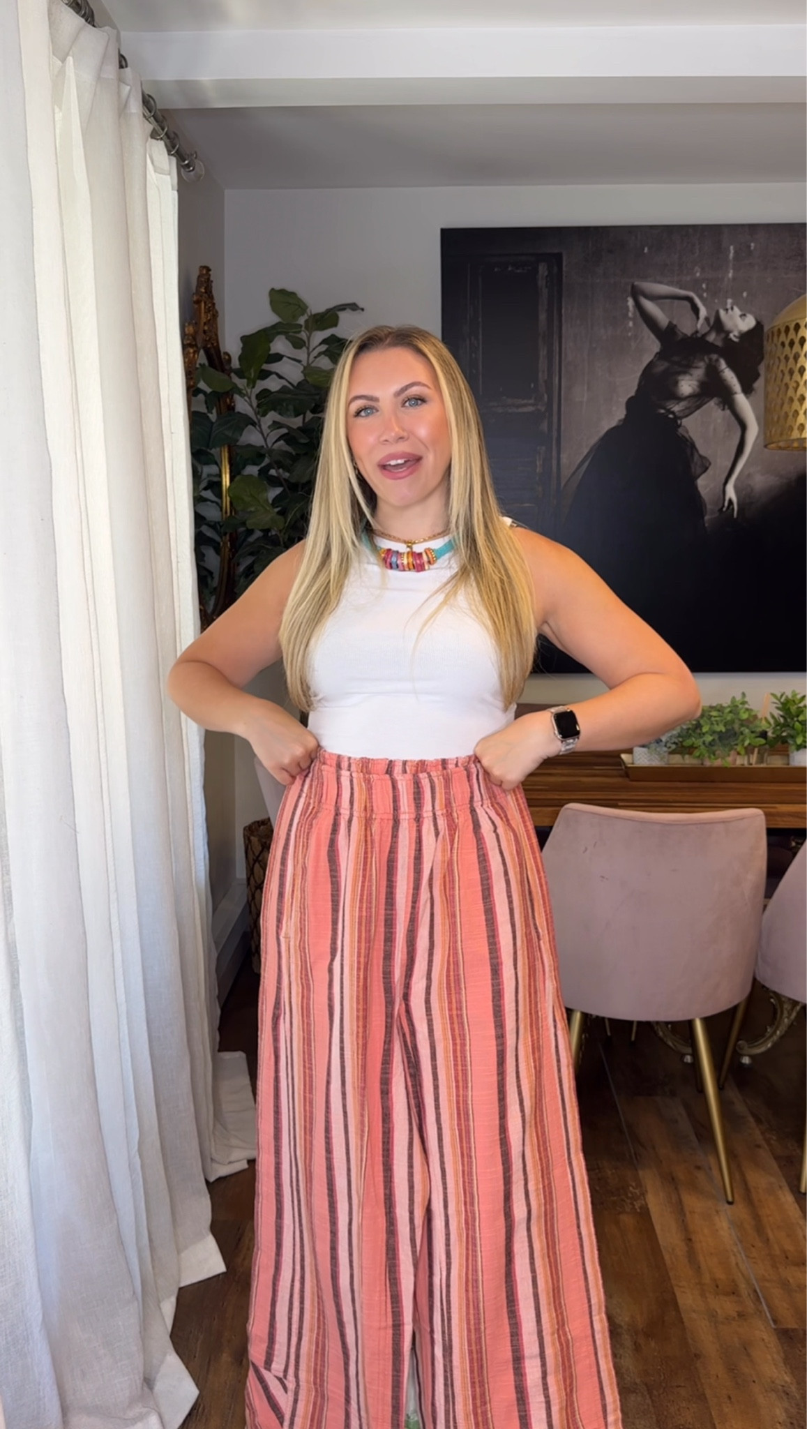 These beach pants are the BEST, rented a large, but should've gotten a medium. Everything I rented to wear in June. summer outfits, vacation outfits beach, travel outfits 

 #LTKootd #LTKSwim #LTKTravel
