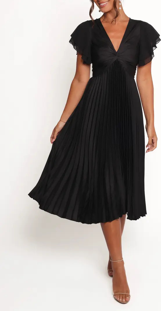 Nova Flutter Sleeve Midi Dress | Nordstrom