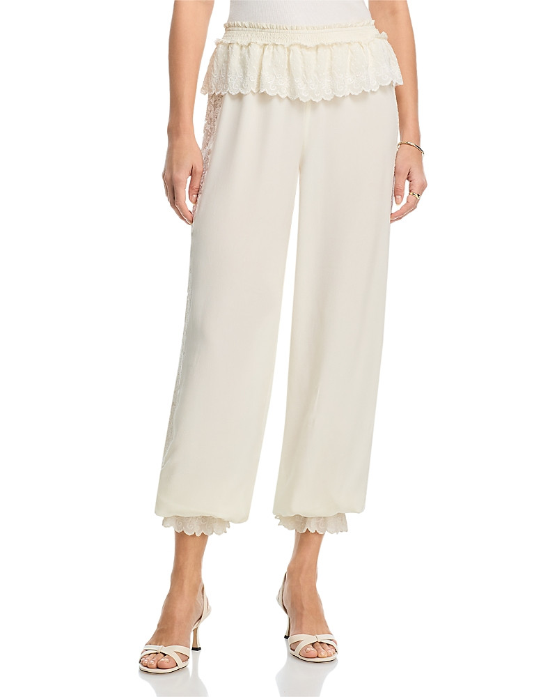 LoveShackFancy Clyra Silk Pants | Bloomingdale's (US)