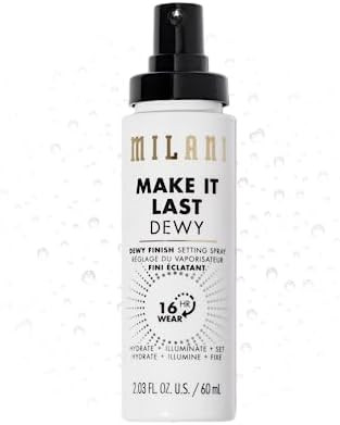 Milani Setting Spray + Primer, Make It Last Dewy - Dewy Finish Moisturizing Formula for Glow on t... | Amazon (US)