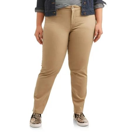 Just My Size Women's Plus Size 5 Pocket Stretch Jean, Also in Petite | Walmart (US)