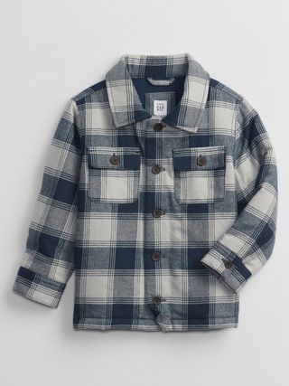 Toddler Plaid Shirt Jacket | Gap Factory