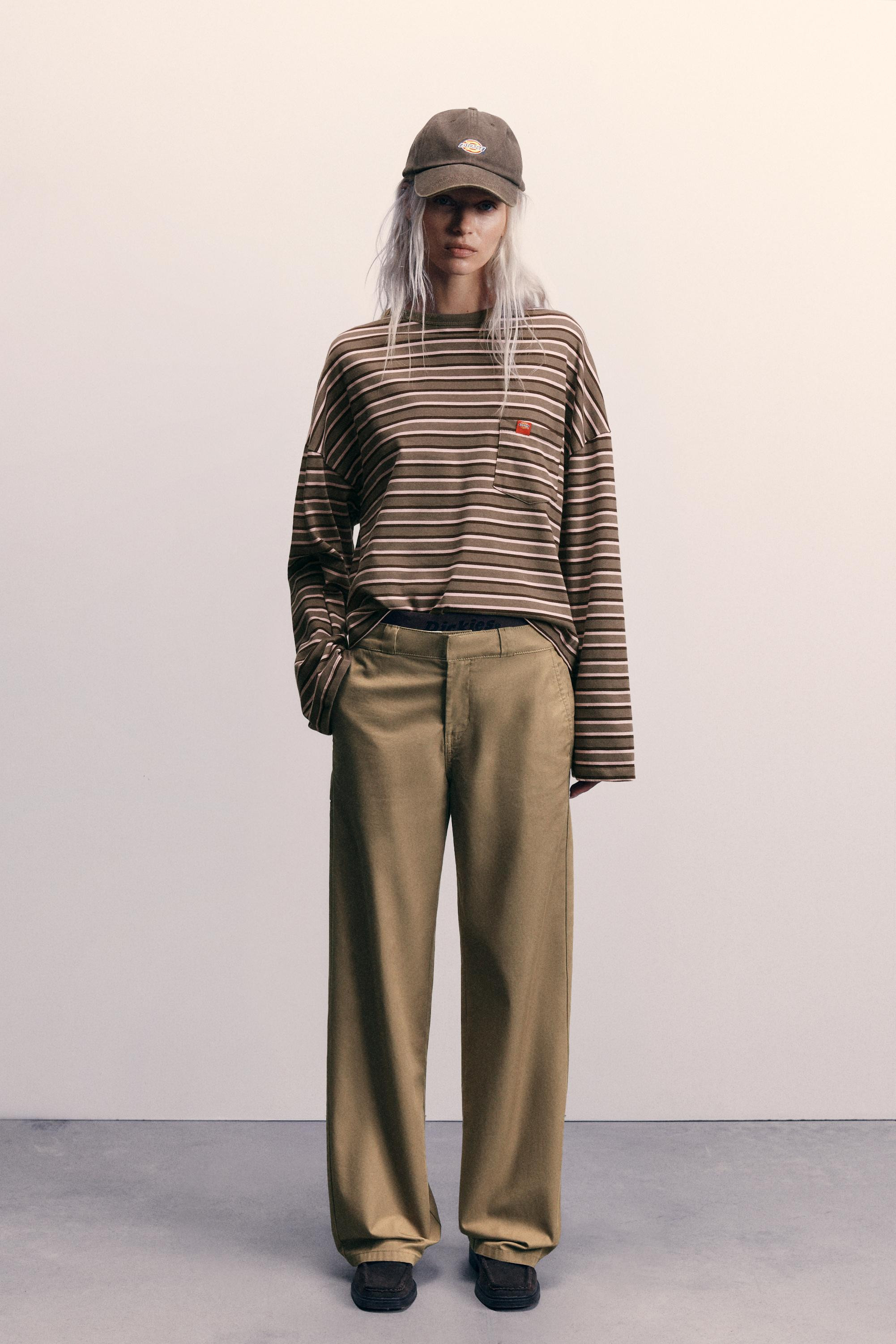 Oversize T-Shirt mit Streifen von Dickies | PULL and BEAR DE