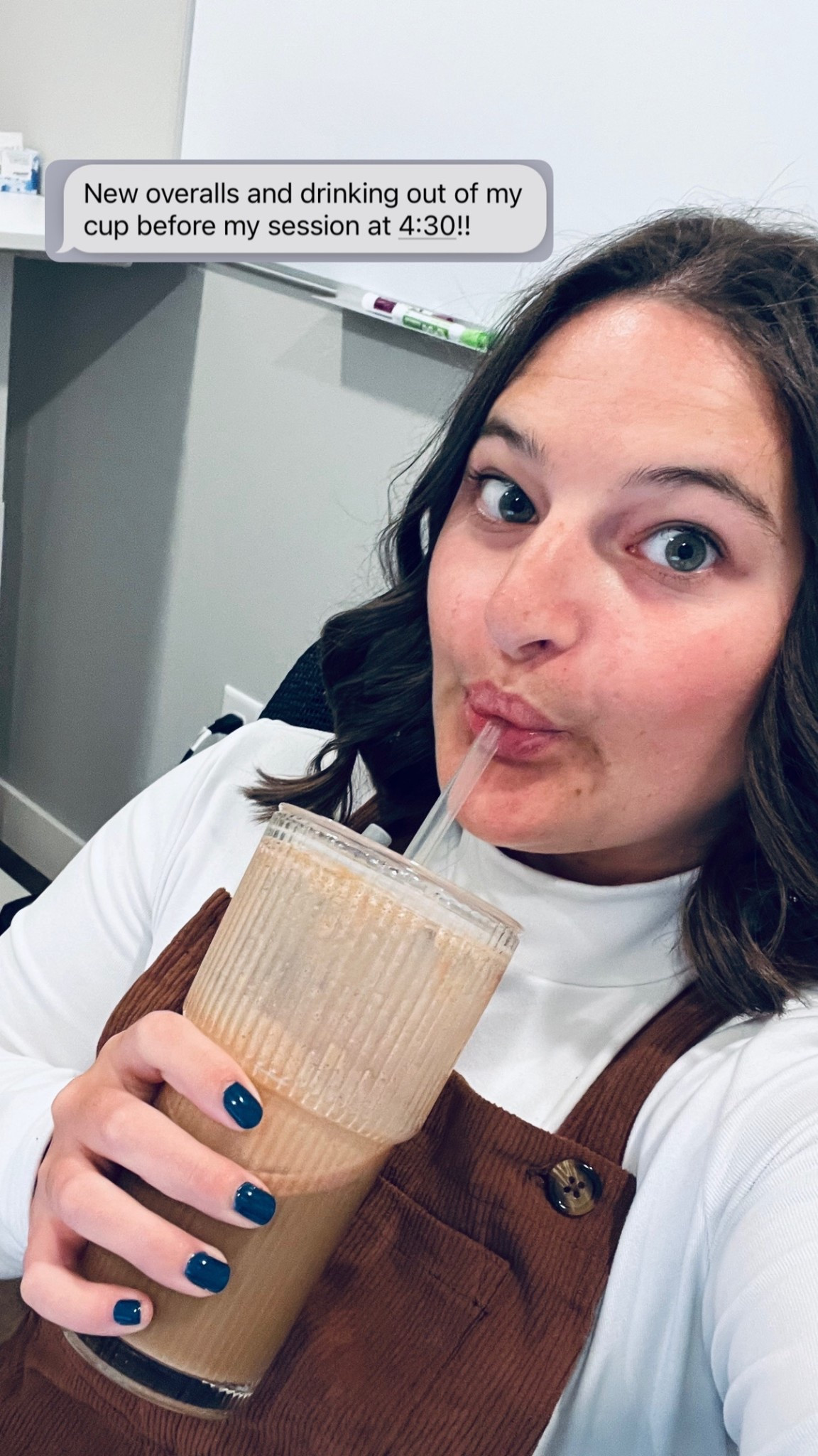 my sister got some cute new overalls + the glass tumblers i’m obsessed with. she loves them too + looks so cute!

#LTKmorningroutine #LTKMidsize #LTKootd