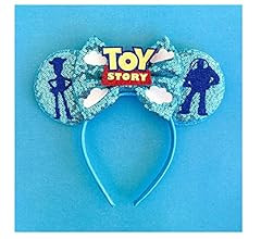Atvscay Buzz Light Year Mouse Ears headband Classic Sequin Ears For Toy Story Inspired Party Girl... | Amazon (US)