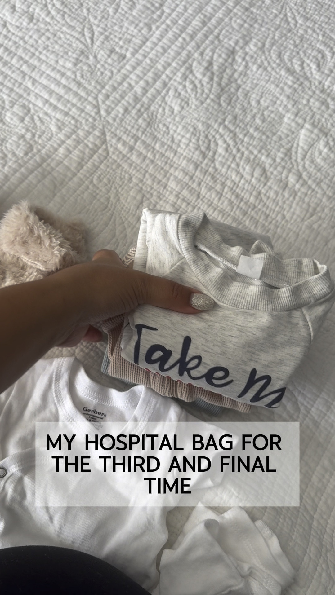 My hospital bag as 3x mom!
Actual things I took and used!
Stay tuned for any reviews and more baby items!

#LTKBaby #LTKVideo #LTKBump