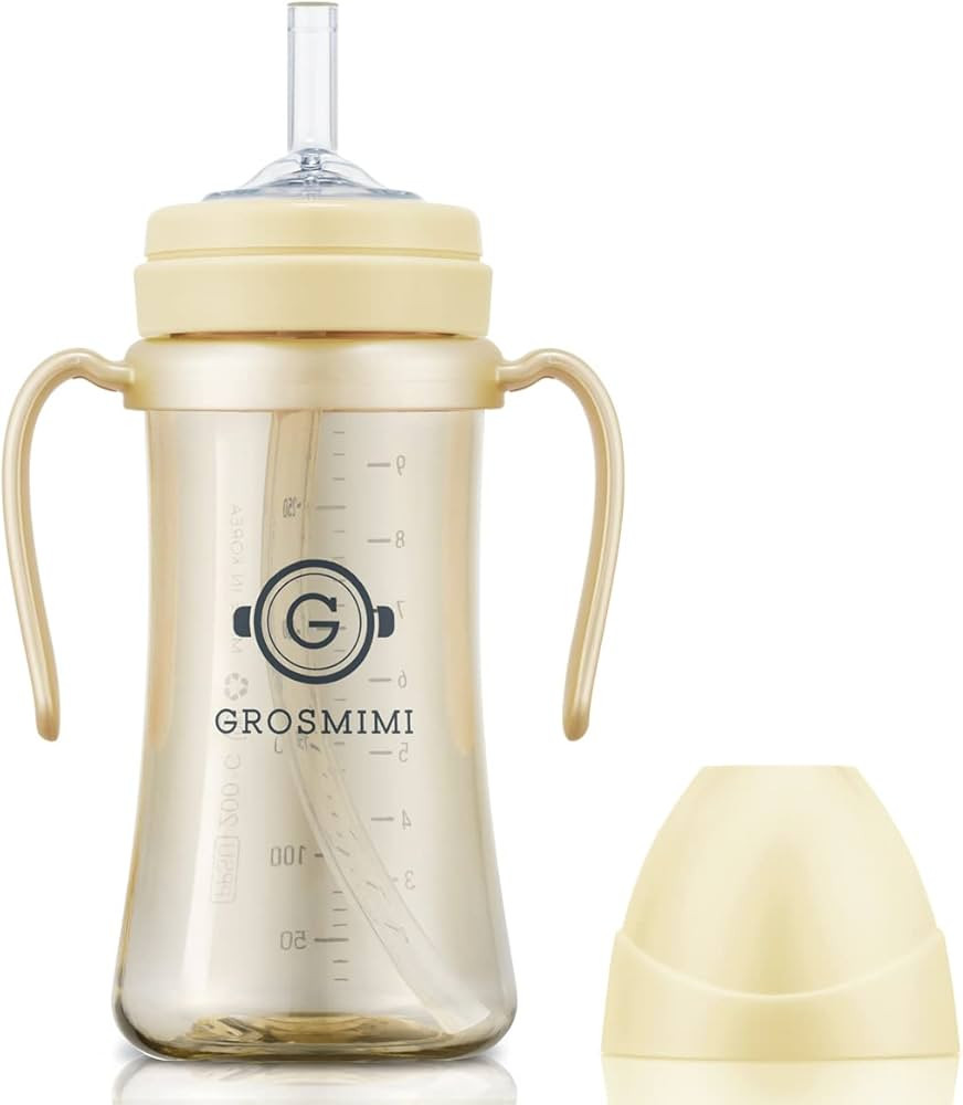 GROSMIMI Spill Proof no Spill Magic Sippy Cup with Straw with Handle for Baby and Toddlers, Custo... | Amazon (US)