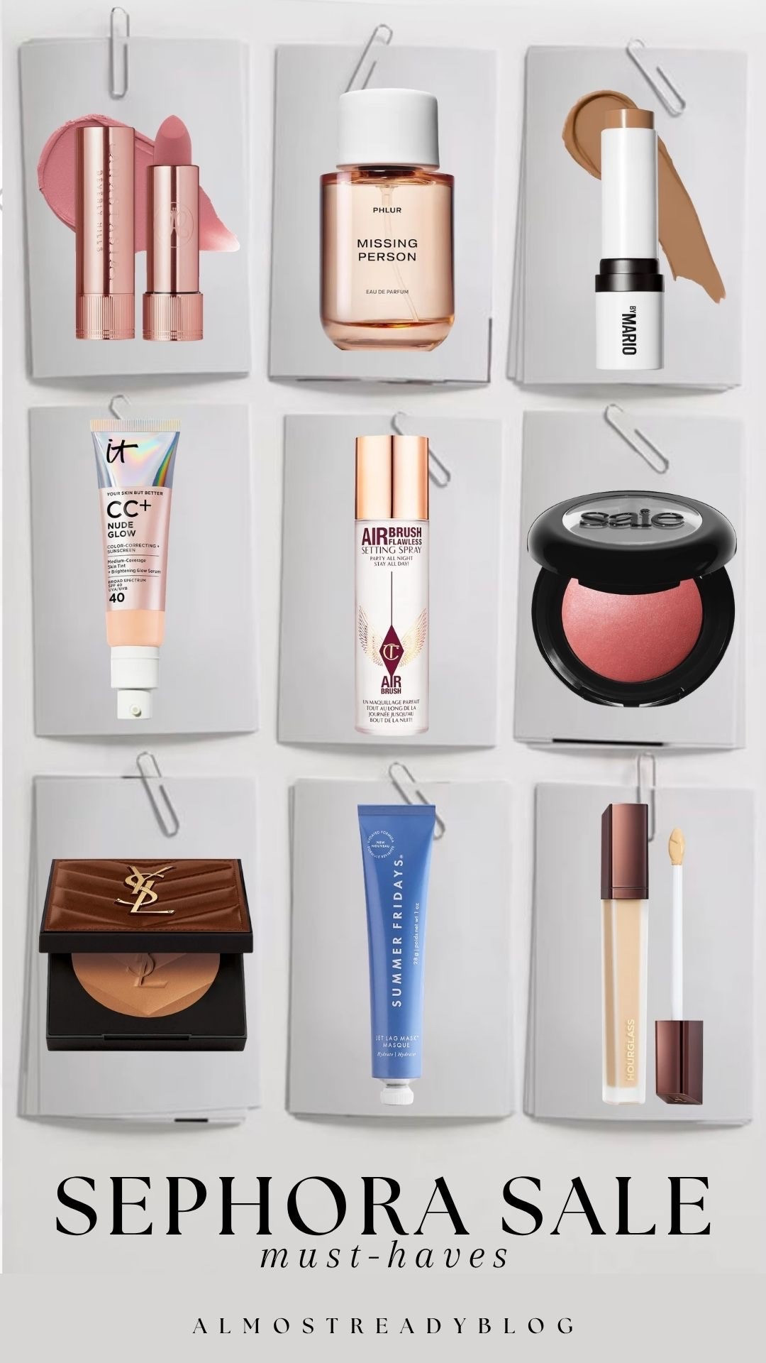 Sephora Sale Must-Haves!! Sale runs from 04/10-04/20 with code SPRINGSALE 🤍 up to 30% off!!

Sale alert, watchnow, hourglass, YSL, charlotte tilbury, saie, summer fridays, it cosmetics, Amanda west

#LTKSaleAlert #LTKBeauty