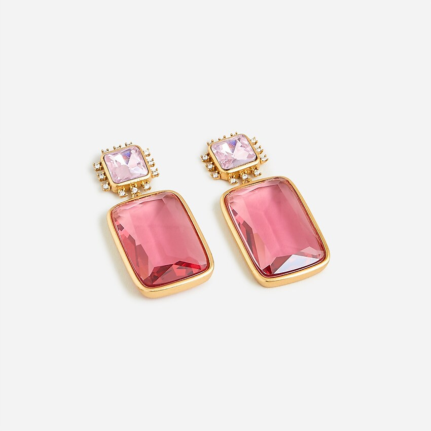 Crystal drop earrings | J. Crew US