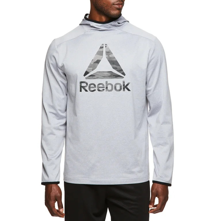 Reebok Men's and Big Men's Active Fleece Jersey Hood, up to Size 3XL | Walmart (US)