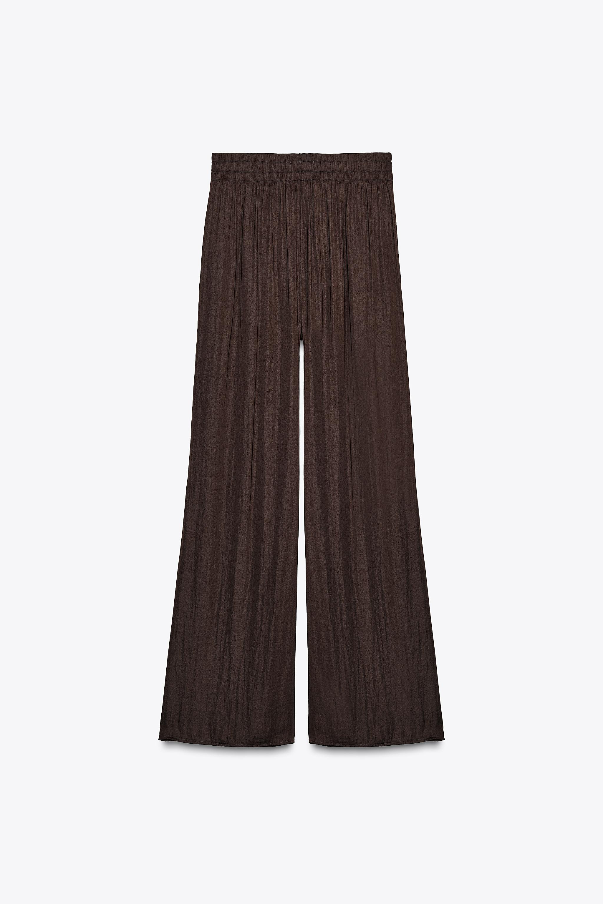 WIDE FLOWING TROUSERS | Zara UK