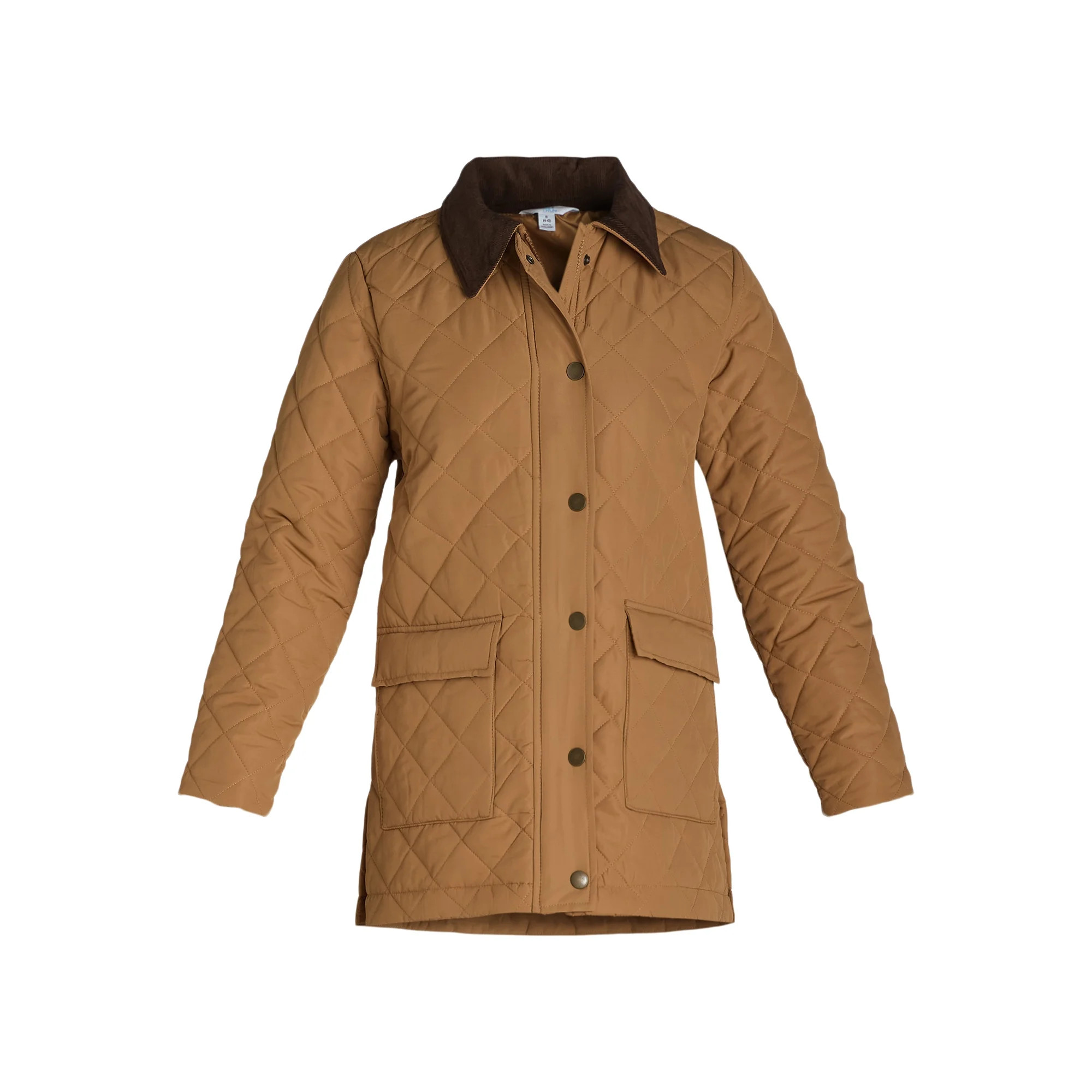 Time and Tru Women's and Women's Plus Quilted Barn Coat, Sizes XS-3X | Walmart (US)