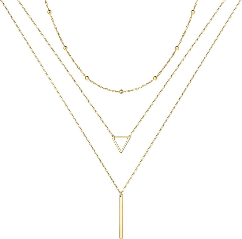 "3PCS - Chain&Triangle&Bar | Amazon (US)