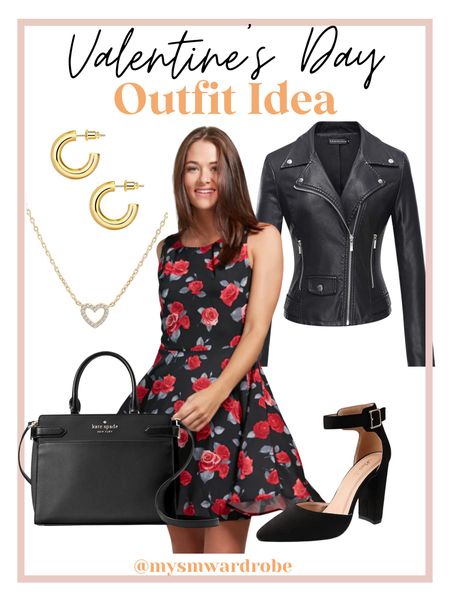 Valentine’s Day outfit idea! 

Mini dress, leather dress, heart necklace, crossbody purse, black heels, gold hoop earrings 

#LTKSeasonal #LTKstyletip #LTKfit