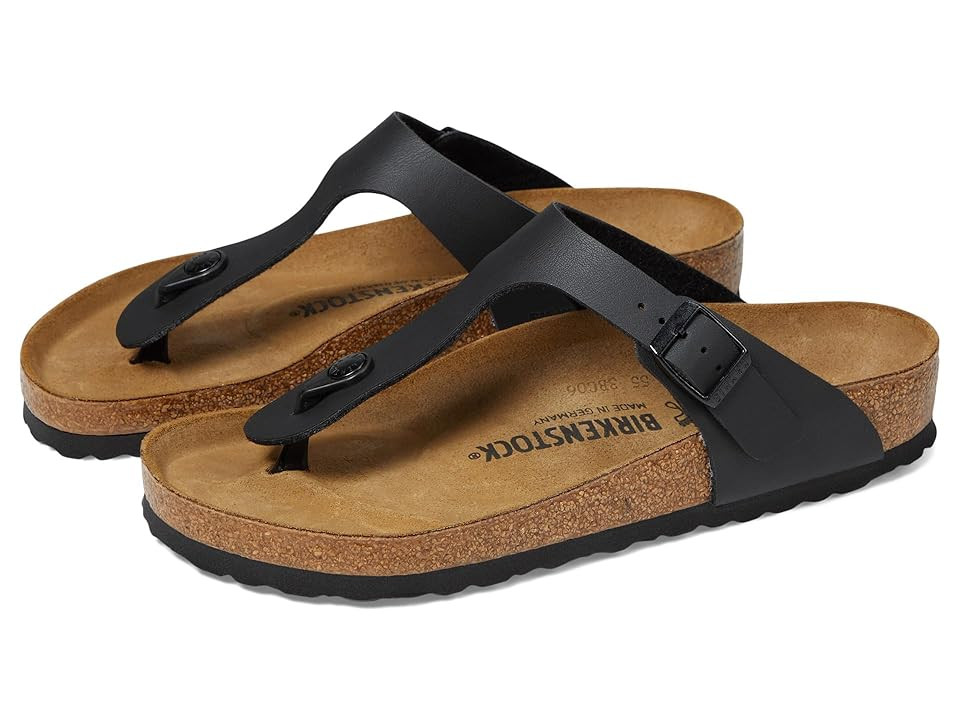 Birkenstock Gizeh - Birko-Flortm Birkibuctm Women's Sandals Black Birko-Flortm : EU 40 (US Women's 9-9.5) Regular | Zappos