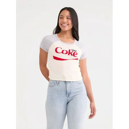 Diet Coke Women’s Graphic Baby Tee Sizes XXS-XXL | Walmart (US)