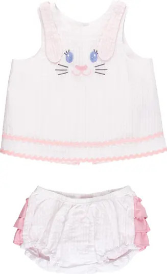 Seersucker Applique Swing Top and Bloomer Set | Nordstrom