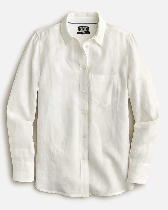 Classic-fit Baird McNutt Irish linen shirt | J. Crew US