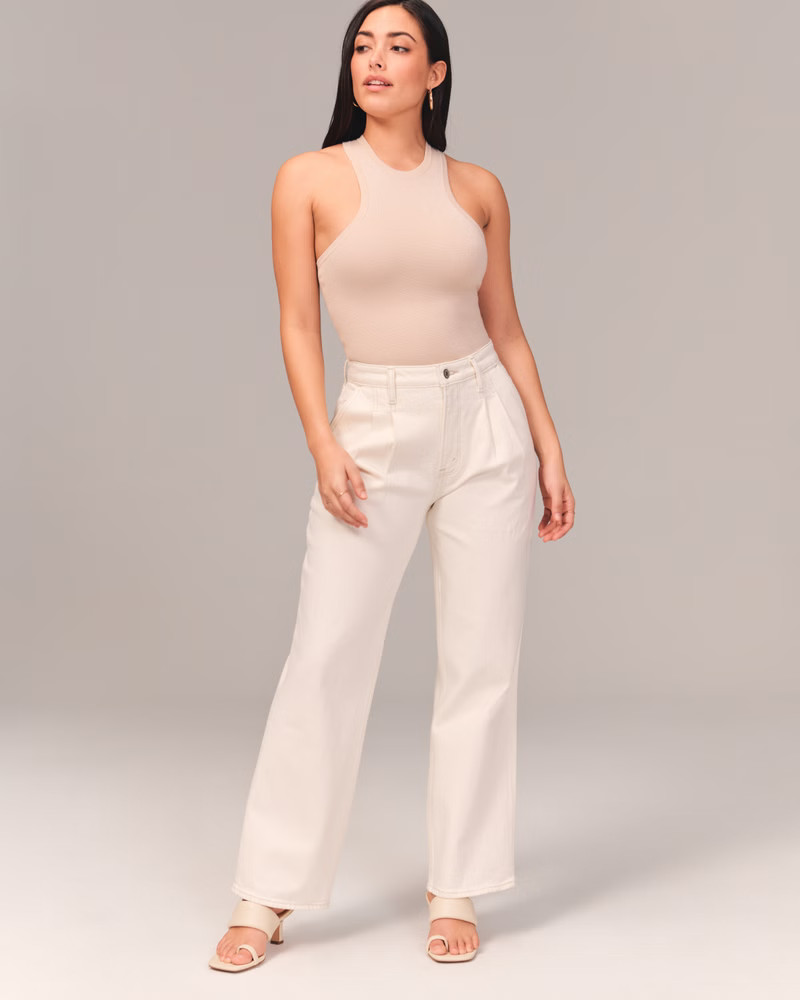 Curve Love High Rise 90s Relaxed Jeans | Abercrombie & Fitch (US)