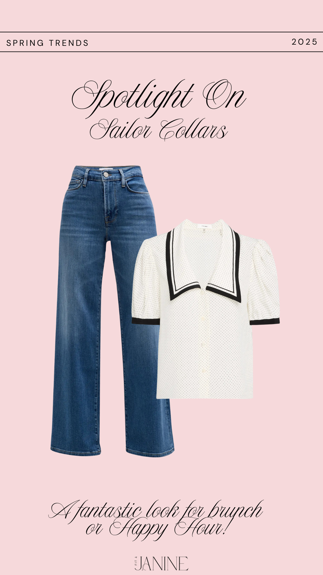 Not only does the brand Frame do an amazing job with their denim, their blouses are pretty incredible too! This top comes in black, and is just a beautiful compliment to regular denim, white denim, black pants, and even a cute pencil skirt.

Fit4Janine, Brunch Look, Happy hour Look, Denim, Blouse 

 #LTKStyleTip