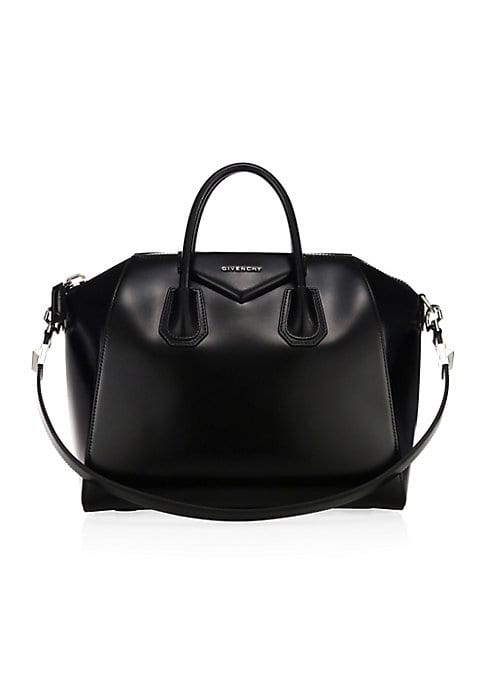 Antigona Medium Glazed Leather Satchel | Saks Fifth Avenue