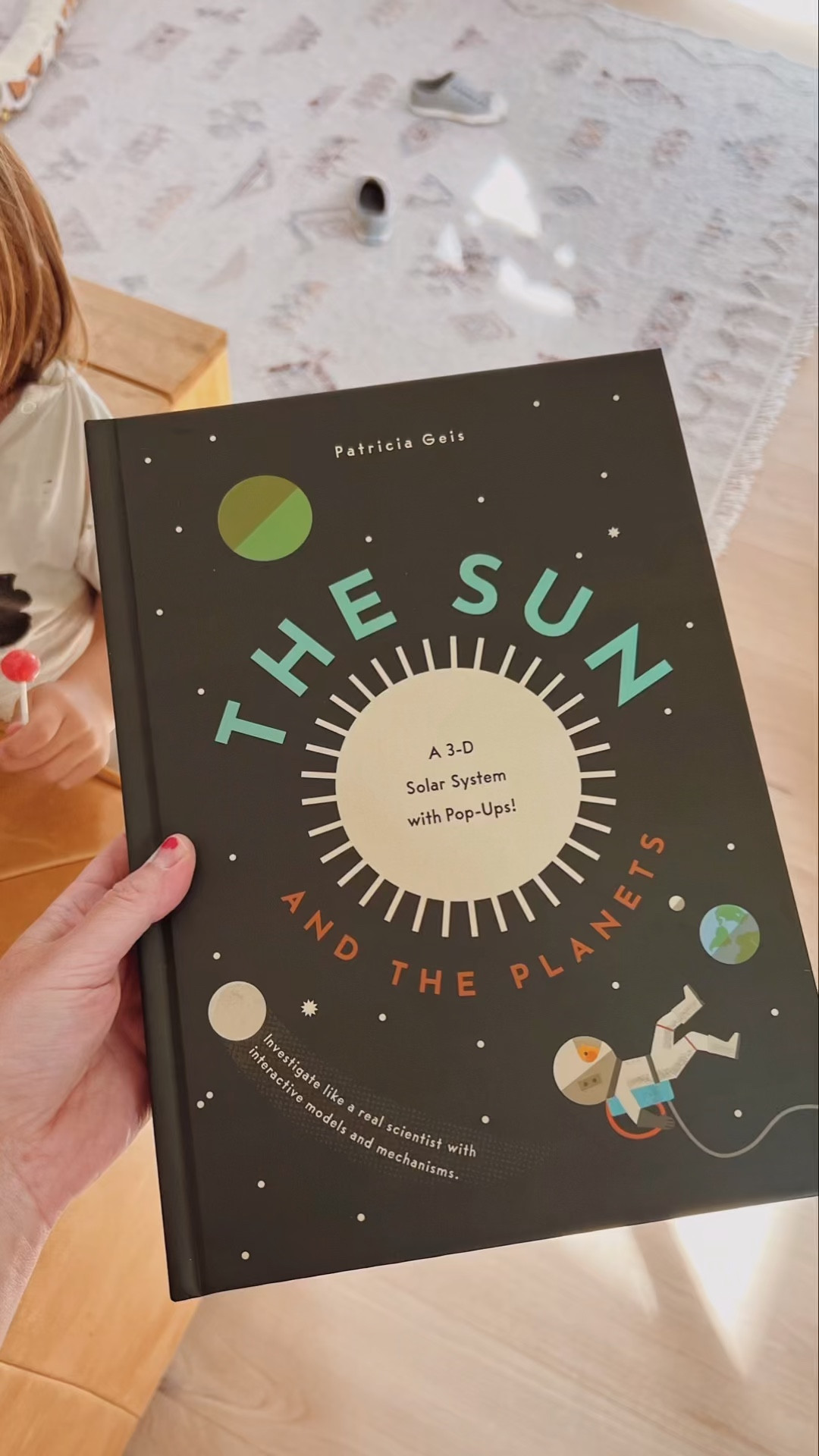 This book just came out and it is so cool! Perfect gift for kids (ages 3 and up) who are interested in space. Has pop ups and moveable / removable pieces as well. Kids book - kids gift idea - space theme - solar system - books for kids

#LTKGiftGuide #LTKkids #LTKfindsunder50