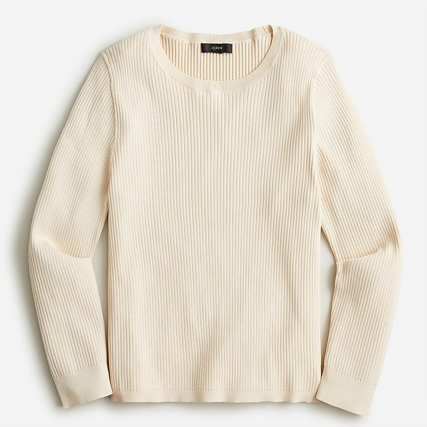 Supersculpt ribbed sweater T-shirt | J. Crew US